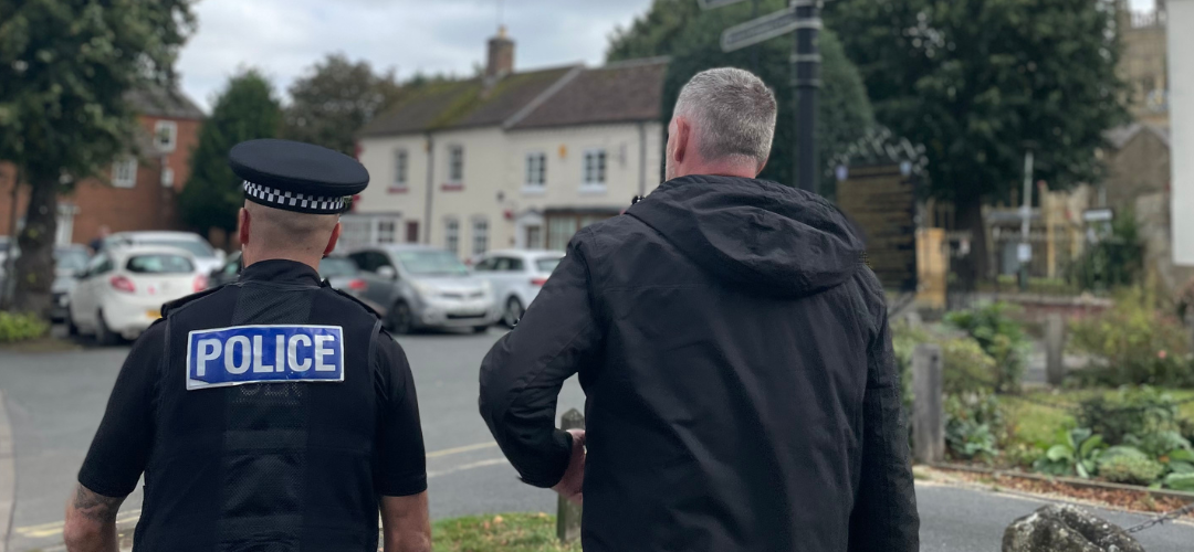 PCC on patrol with officer in Evesham